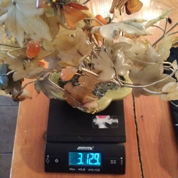 LARGE VINTAGE JAPANESE JADE TREE 14" TALL - Picture 13 of 16